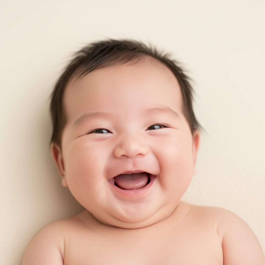 Carnation porcelaine · Rire joyeux