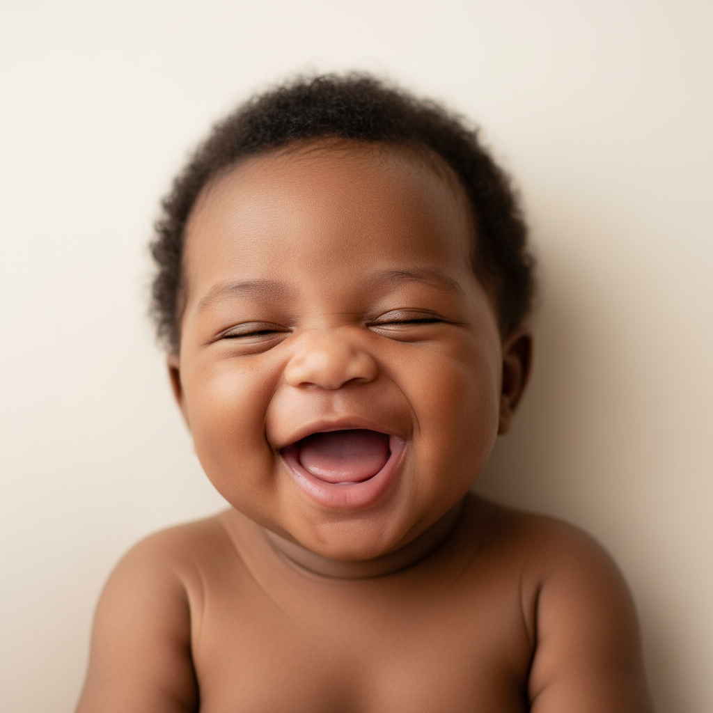 Carnation brune · Rire joyeux